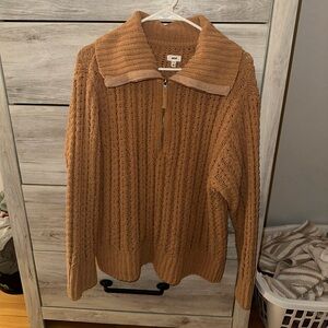 Tan Cable Knit Sweater